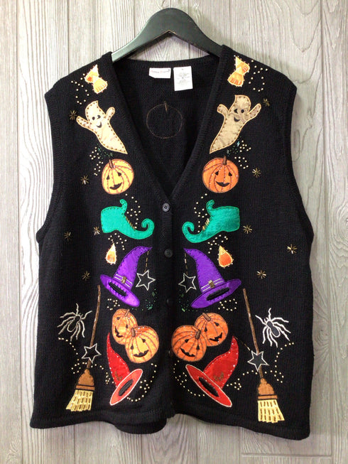 Bobbie Brooks Halloween Vest Vintage Size X-Large